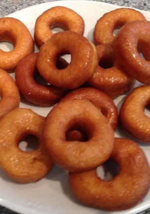 Una foto de Donuts glaseados