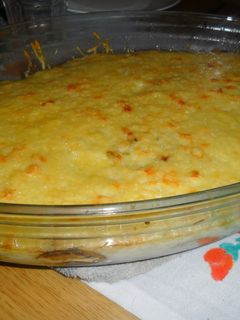 Una foto de Patatas y verduras al gratén