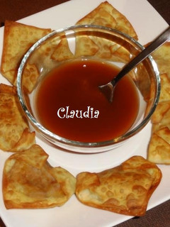 Una foto de Wonton sin gluten