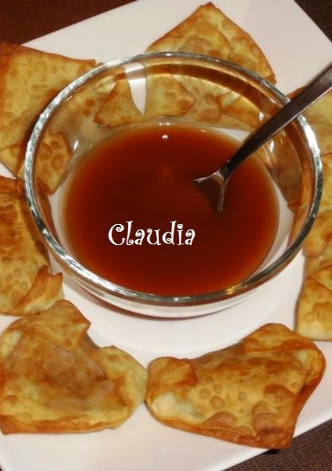 Una foto de Wonton sin gluten
