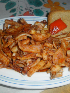 Una foto de Calamares al pimentón