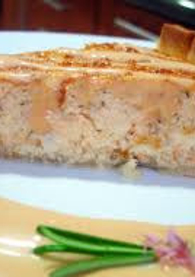 Una foto de Quiche de salmón fresco