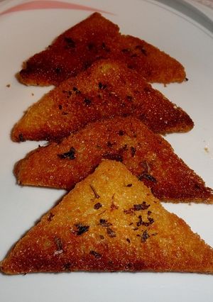 Una foto de Pan frito al orégano