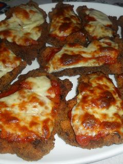 Una foto de Milanesas de ternera con salsa napolitana