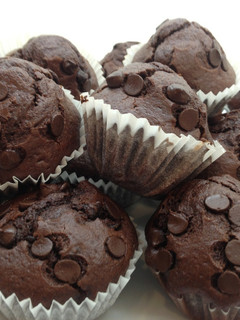Una foto de Muffins con perlas de chocolate