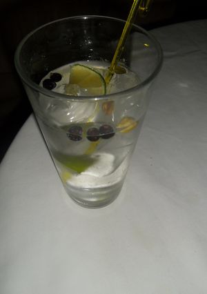 Una foto de Gin tonic clásico