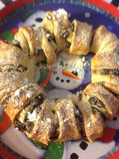 Una foto de Rosca de hojaldre dulce