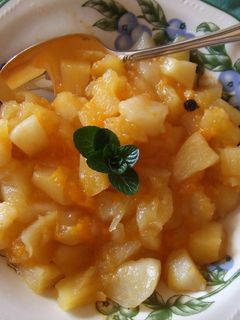 Una foto de Compota ligera de frutas frescas
