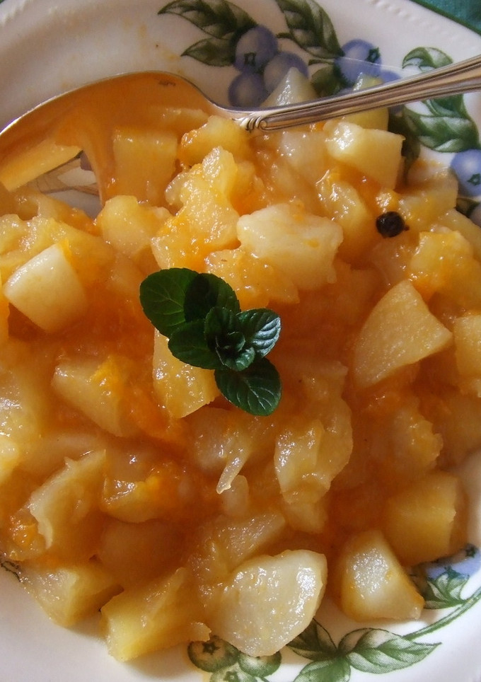 Una foto de Compota ligera de frutas frescas