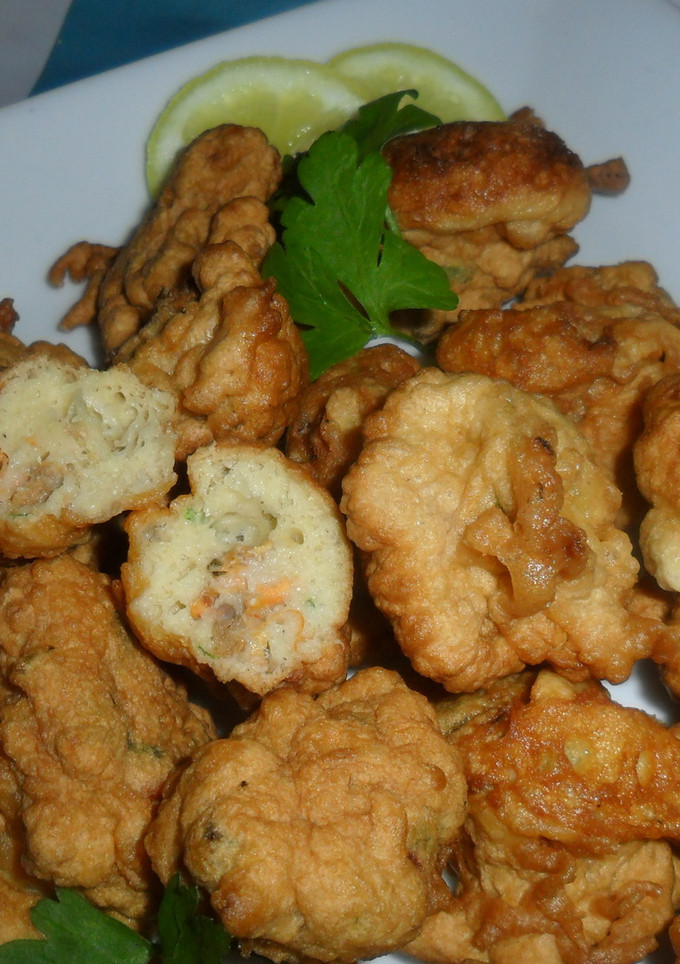 Una foto de Buñuelos crujientes de mejillones