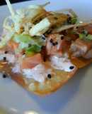 Tostadas de salmón