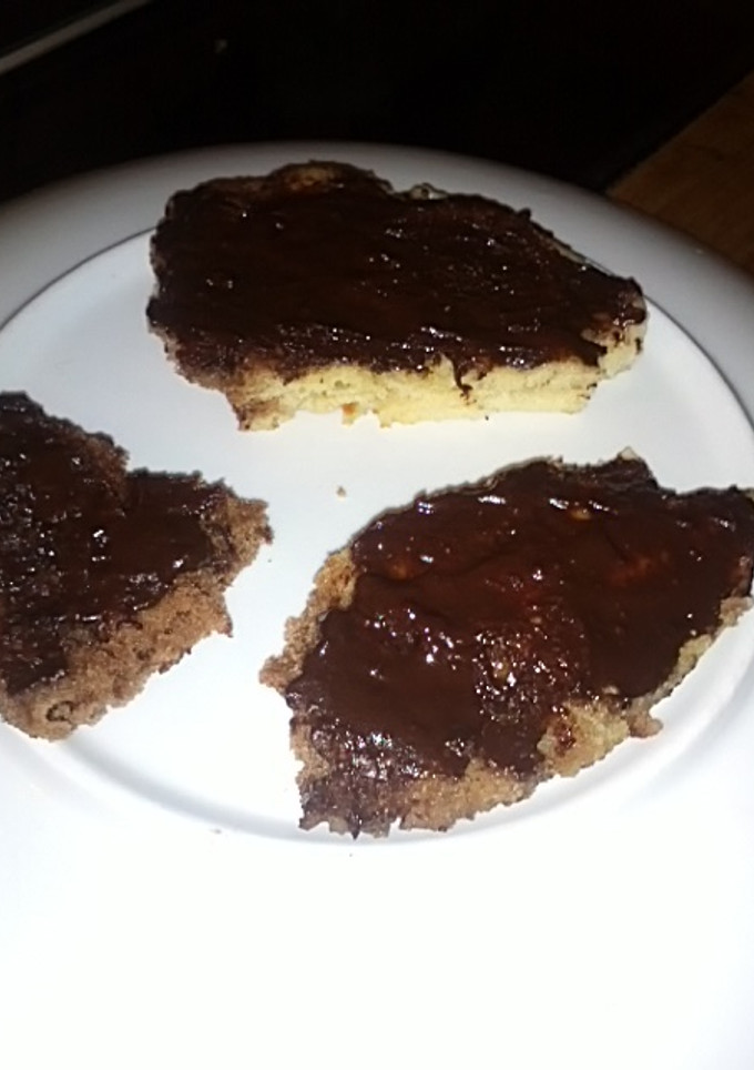 Una foto de Pan marmoleado con cobertura de chocolate