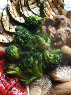 Una foto de Parrillada de verduras frescas
