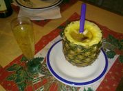 Una foto de pomelo batido