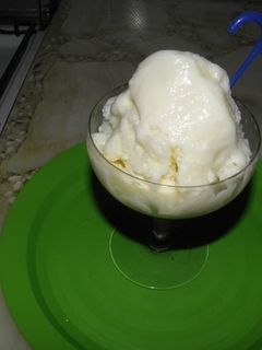 Una foto de Helado de queso Cuartirolo
