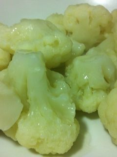 Una foto de Coliflor hervida