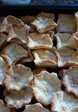 Una foto de Masa de tartaletas saladas caseras o tartas