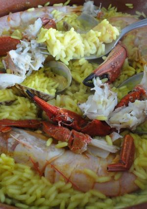 Una foto de Arroz de nécoras