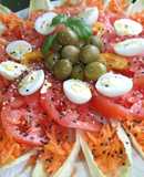 Ensalada estrella de invierno