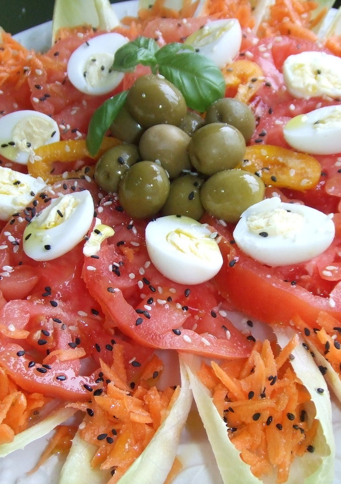 Una foto de Ensalada estrella de invierno
