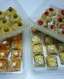 Tartaletas saladas variadas