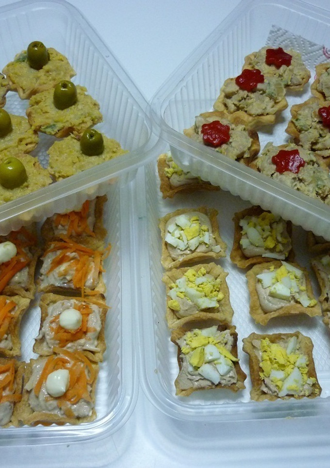Una foto de Tartaletas saladas variadas