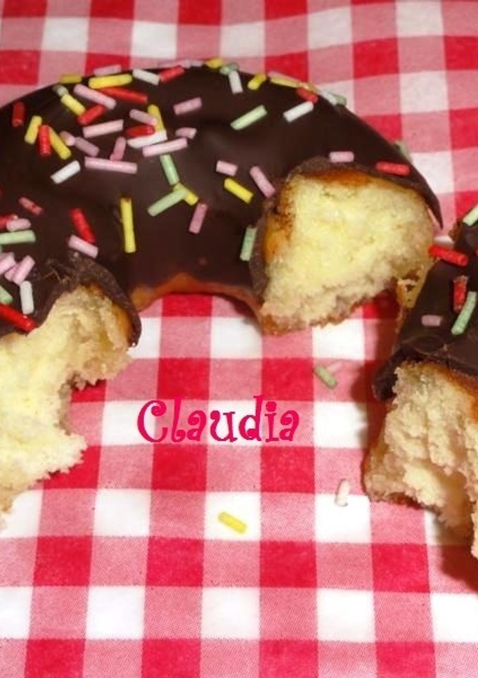 Una foto de Donuts con chocolate sin gluten
