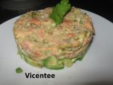 Tartar de salmón con aguacate