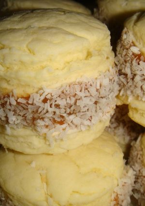 Una foto de Alfajores de maizena
