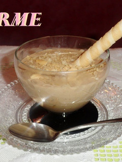 Una foto de Crema de mascarpone y turrón