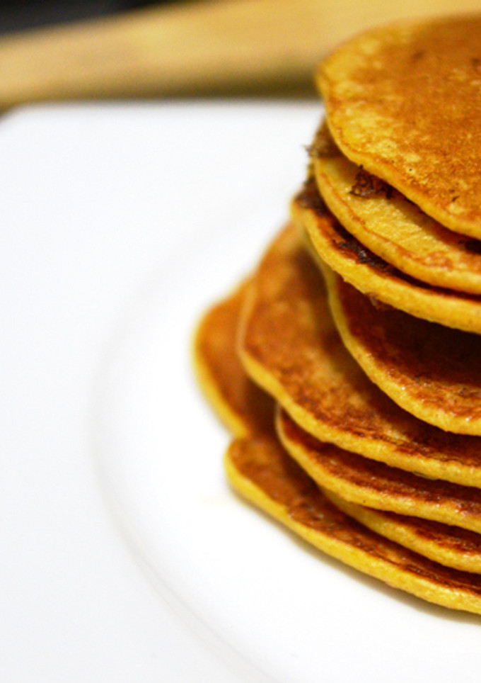 Una foto de Panquecas de zanahoria con avena