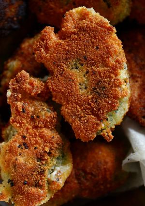Una foto de Croquetas de espinacas sin lactosa