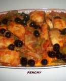 Bacalao frito con verduras pochadas