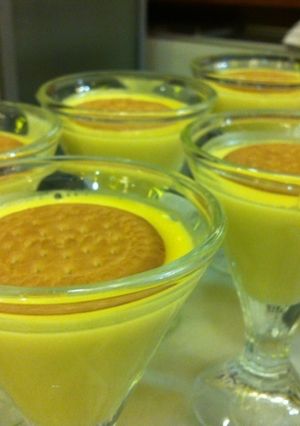 Una foto de Natillas con galletas maria