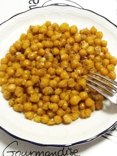 Una foto de Garbanzos de cocido fritos