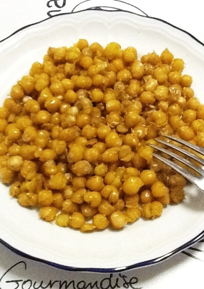 Una foto de Garbanzos de cocido fritos