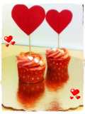 Cupcakes románticos