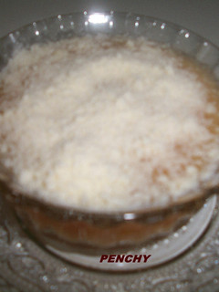 Una foto de Crema de calabacín con tomate al queso Parmesano
