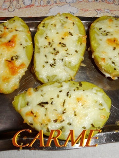 Una foto de Patatas cocidas gratinadas con queso