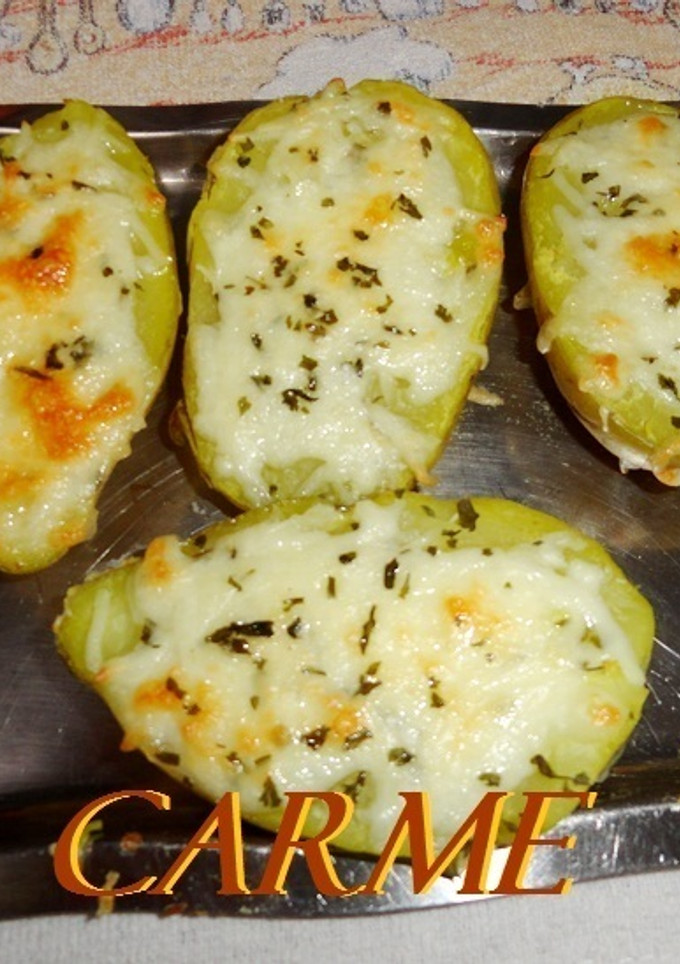 Una foto de Patatas cocidas gratinadas con queso