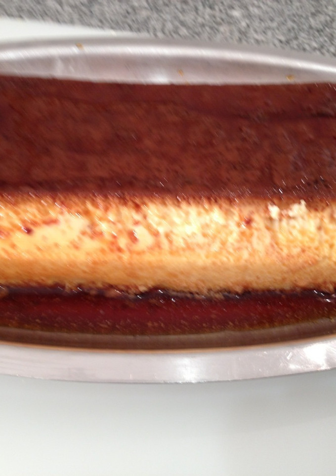 Una foto de Flan de coco rallado