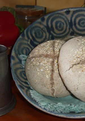 Una foto de Pan integral de avena y trigo