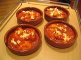 Gratinado de langostinos o gambas