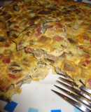 Tortilla de setas frescas y jamón