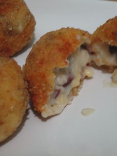 Una foto de Croquetas de cecina y puerro