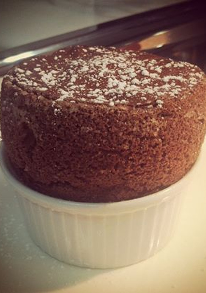 Una foto de Soufflé de membrillo