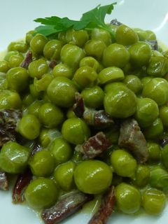 Una foto de Guisantes a la francesa