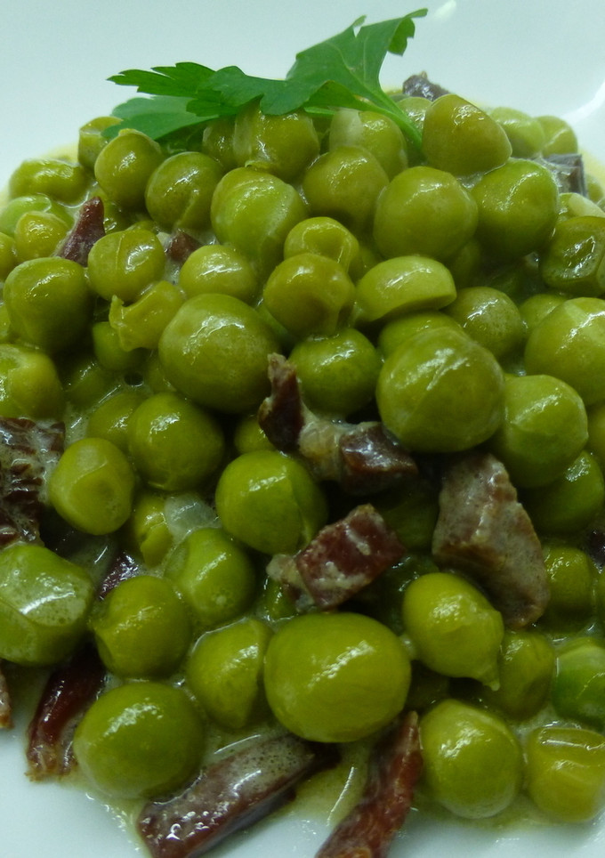 Una foto de Guisantes a la francesa