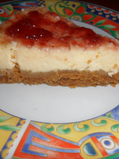 Una foto de Tarta de queso fácil en microondas