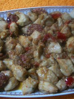 Una foto de Magro de cerdo con chorizo
